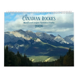 Kanadische Rocky Mountains Fotografie 12-Monate 20 Kalender