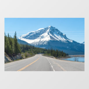 Kanadische Rocky Mountains - Icefields Parkway Hig Fensteraufkleber