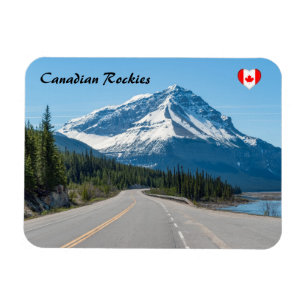 Kanadische Rocky Mountains - Icefields Parkway Hig Magnet