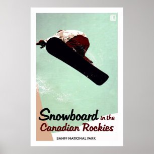 Kanadische Rocky Mountains Poster