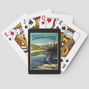 Kanadische Rocky Mountains Spielkarten
