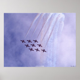 Kanadische Snowbirds Luftwaffe Motivierend Kunst Poster