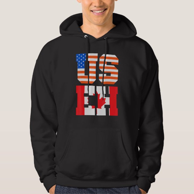 Kanadische Staatsbürgerflagge Kanada Tag USA Kanad Hoodie (Vorderseite)