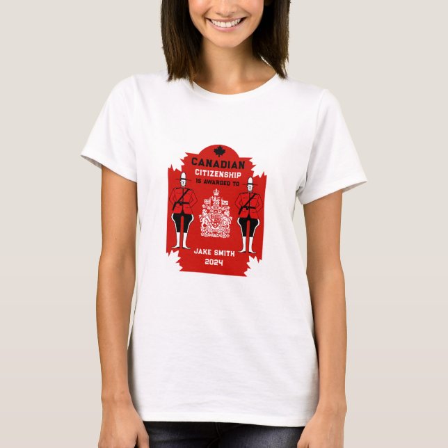 Kanadische Staatsbürgerschaft - Geschenk T-Shirt (Vorderseite)