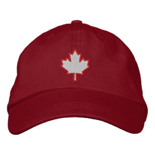 Kanadische Stickerei mit besticktem Ahornleaf Bestickte Baseballkappe