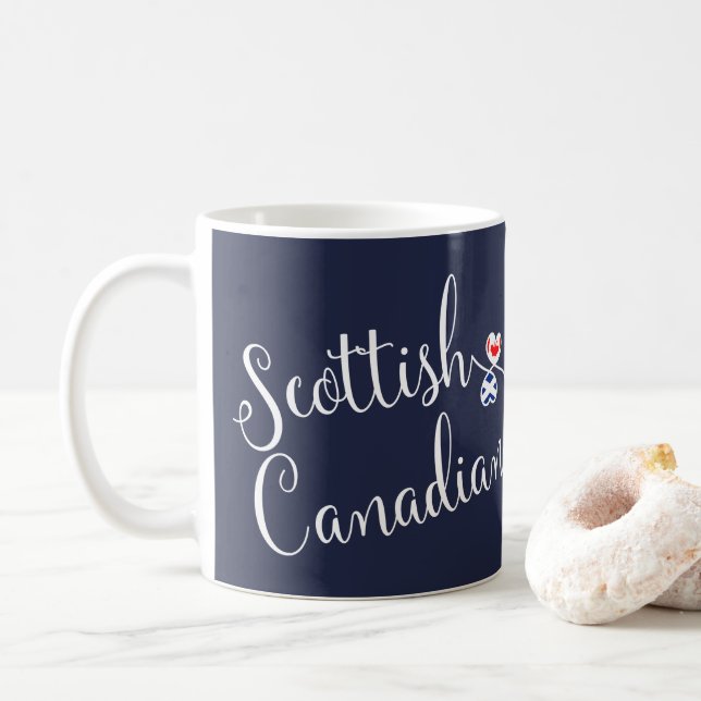 Kanadische Tasse Entwined Hearts (Mit Donut)
