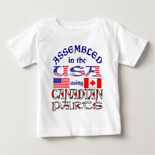 Kanadische Teile aus den USA 2 Baby T-shirt