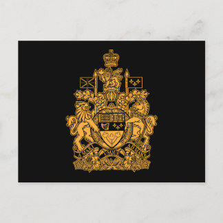 Kanadische Wappen - Kanada-Wappen Postkarte