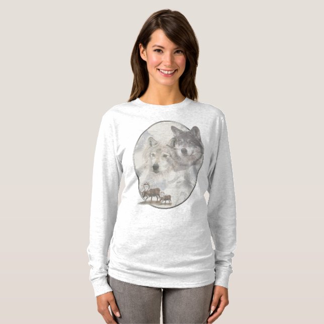 Kanadische Wildtiere T-Shirt (Vorne ganz)