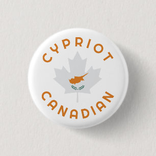 kanadische zypriotische Wurzeln Button