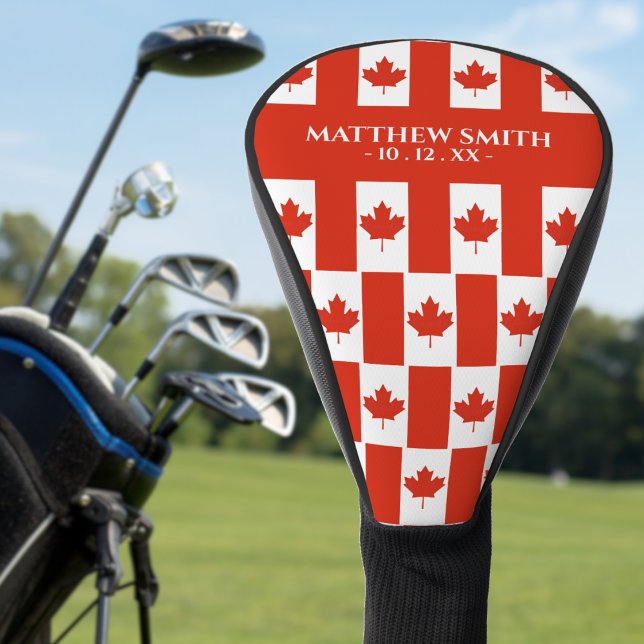 kanadischer Ahornleaf Kanadischer Flaggenname Golf Headcover (canada canadian flag pattern golf head cover)