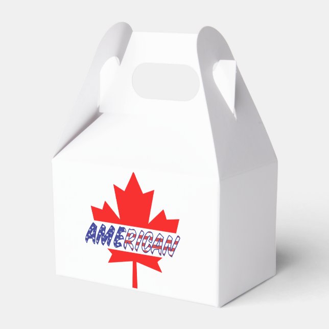 kanadischer amerikanischer Stolz Geschenkschachtel (Vorderseite)