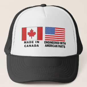 Kanadischer amerikanischer T - Shirt Truckerkappe