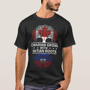 Kanadischer Anbau mit Haitianwurzeln in Haiti T-Shirt
