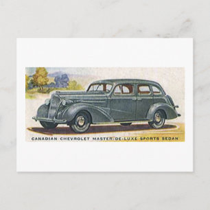 Kanadischer Chevrolet Master de Luxe Sports Sedan Postkarte