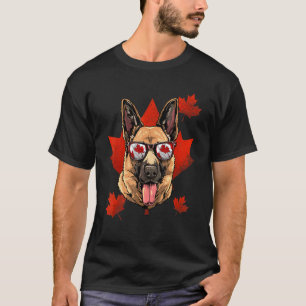 Kanadischer Deutscher Schäferhund Ahornblatt Kanad T-Shirt
