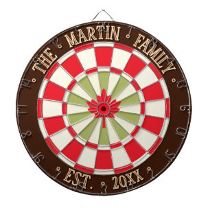 Kanadischer Familienname RUSTIC CANADA Ahornblatt Dartscheibe