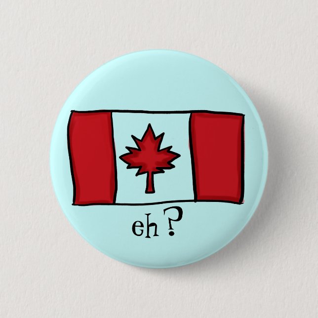 Kanadischer Flaggenknopf Button (Vorderseite)