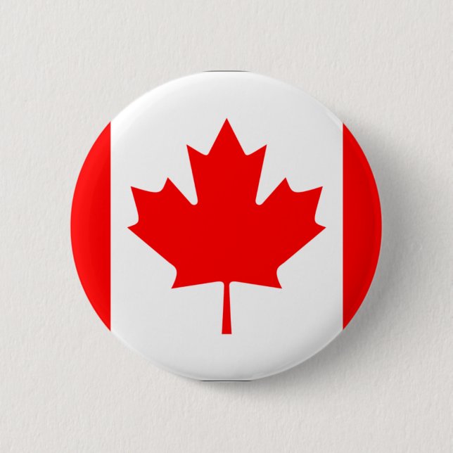 Kanadischer Flaggenknopf Button (Vorderseite)