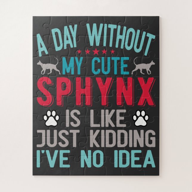 Kanadischer Frisör Sphynx Cat Owner Funny Sprichwo (Vertikal)