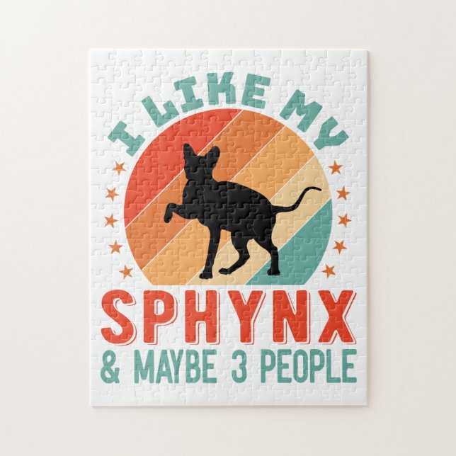Kanadischer haarloser Sphynx Cat Owner Spaß (Vertikal)