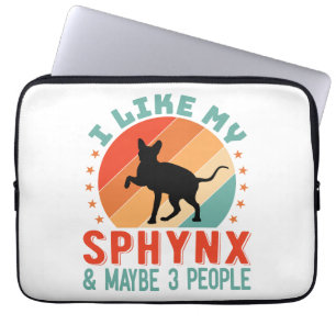 Kanadischer haarloser Sphynx Cat Owner Spaß Laptopschutzhülle