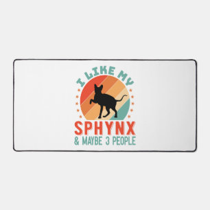 Kanadischer haarloser Sphynx Cat Owner Spaß Schreibtischunterlage