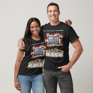 Kanadischer Holzfäller Bar-Humor Dunkles T-Shirt