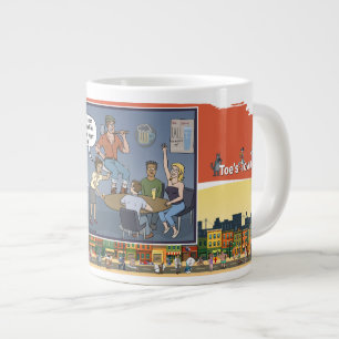Kanadischer Holzfäller Kneipenwitze Jumbo-Tasse