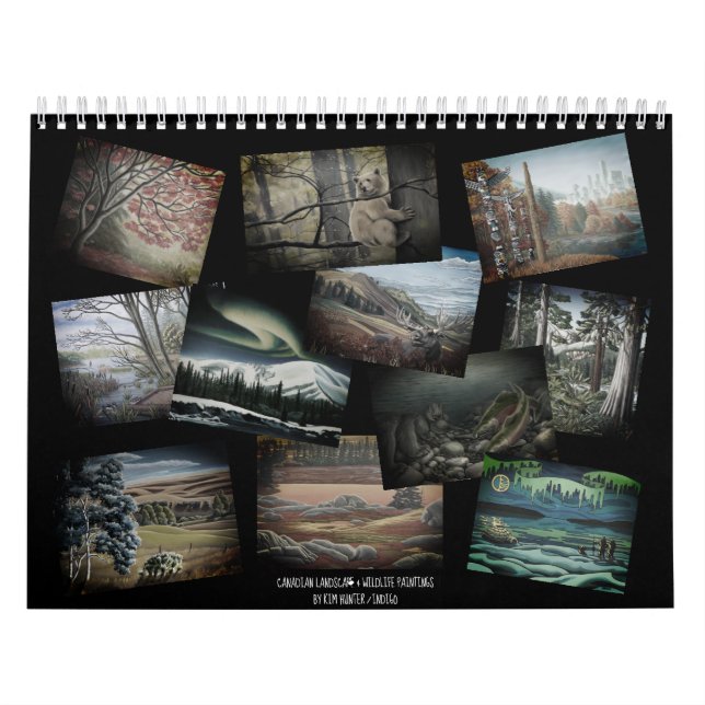 Kanadischer Kalender für Wildtiere und Landschafte (Titelbild)