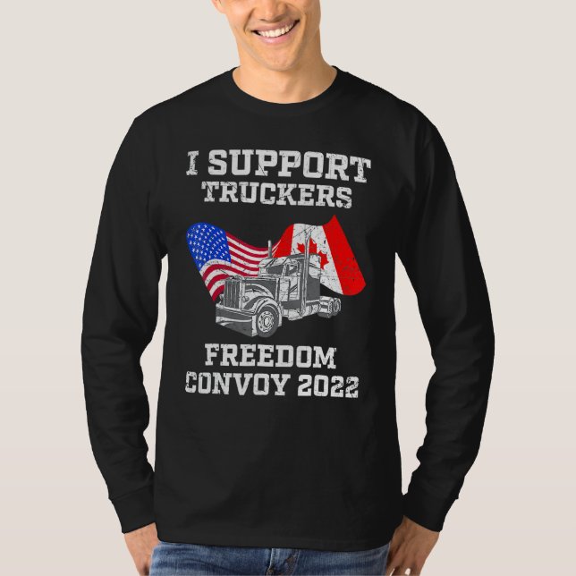 Kanadischer LKW-Support Kanada T-Shirt (Vorderseite)