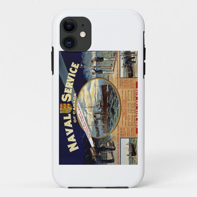 Kanadischer Marineservice Case-Mate iPhone Hülle (Rückseite)