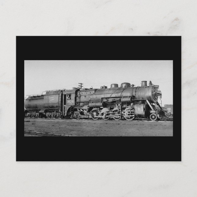 Kanadischer Motor für die Eisenbahn 3528 Postkarte (Vorderseite)
