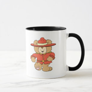Kanadischer Mountie-Bär Tasse