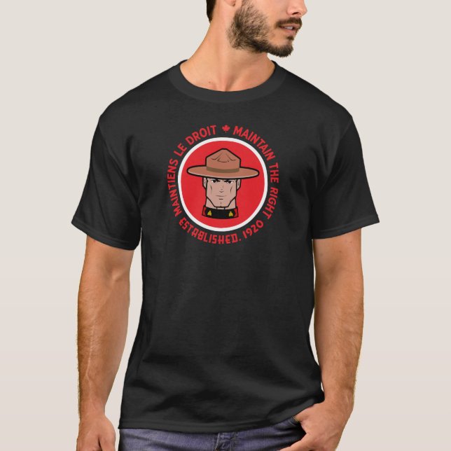 Kanadischer Mountie T-Shirt (Vorderseite)