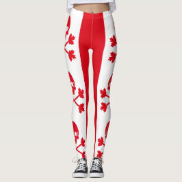 Kanadischer Piraten-Totenkopf mit gekreuzter Leggings
