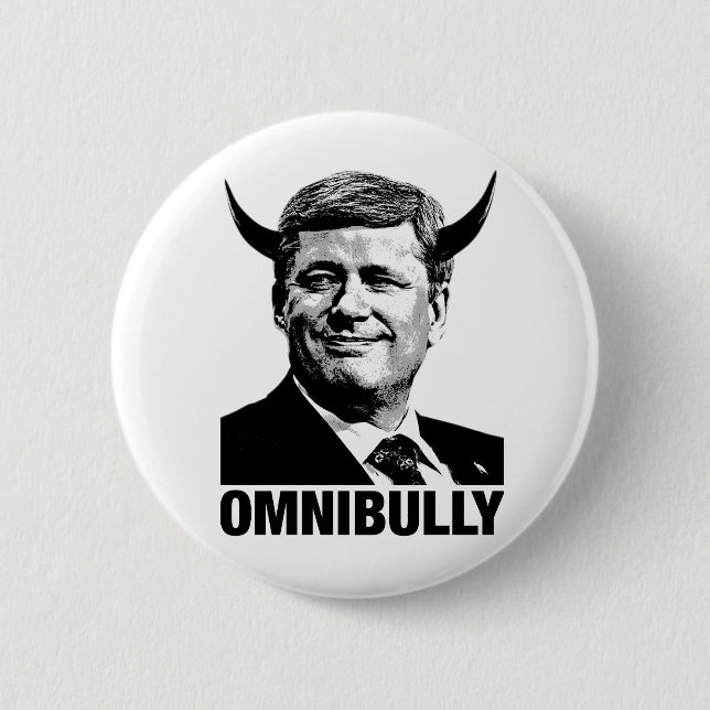 Kanadischer Premierminister Stephen Harper - Button (Vorderseite)