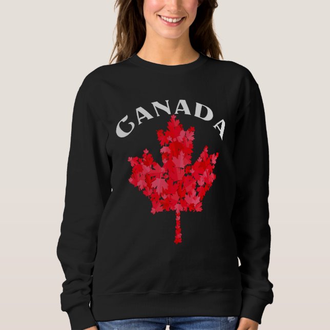 Kanadischer Pride Day Maple Leaf Kanada Sweatshirt (Vorderseite)