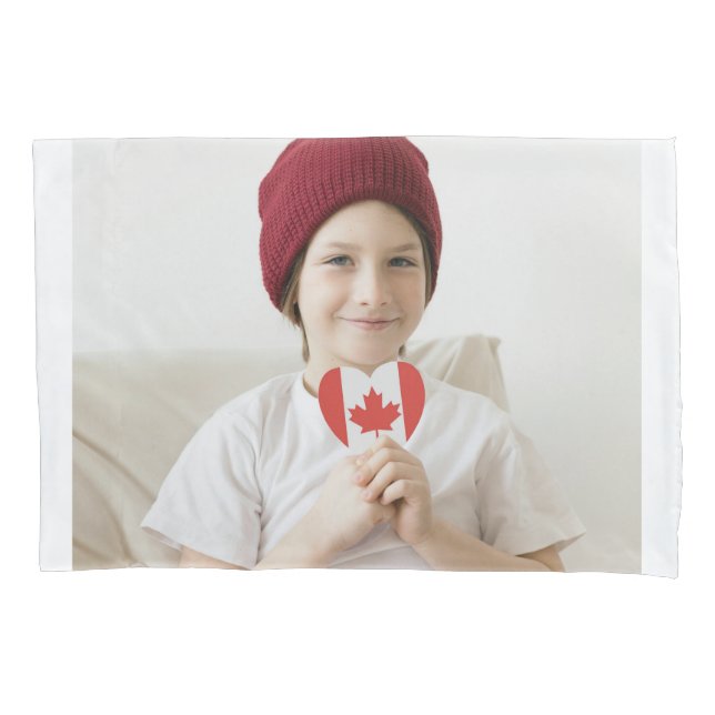 "kanadischer Pride Girl Pillow Case" Kissenbezug (Vorderseite-Links)