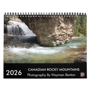 Kanadischer Rocky Mountains Kalender 2026