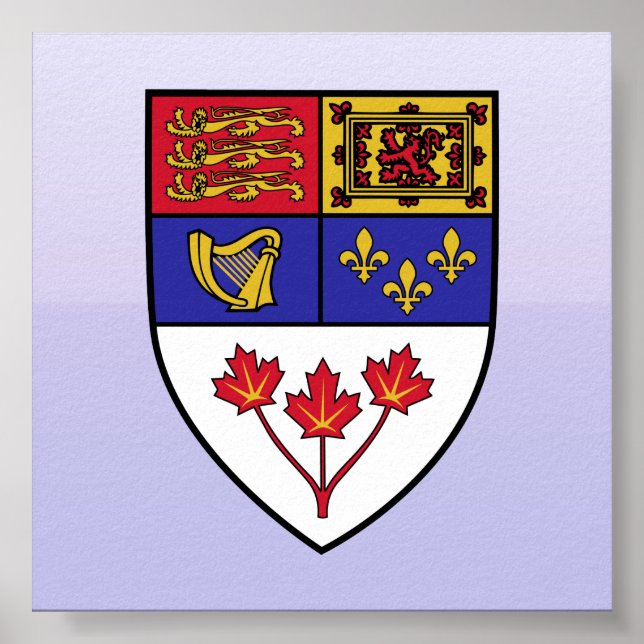 Kanadischer Schild, Kanada Poster (Vorne)