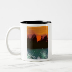 Kanadischer See Zweifarbige Tasse