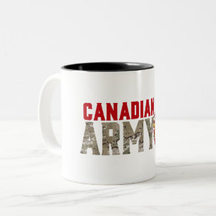 Kanadischer Soldat Zweifarbige Tasse