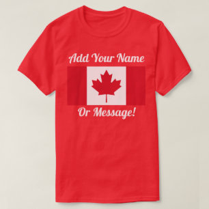 Kanadischer T - Shirt für die Flagge Kanadas
