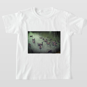 Kanadischer T - Shirt Gänse und Mallard Encks