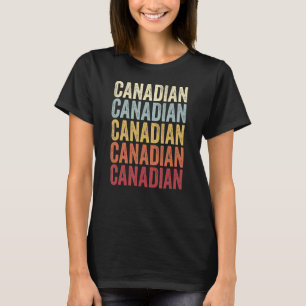 Kanadischer Texas Kanadischer TX Retro Vintager Te T-Shirt