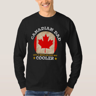 Kanadischer Vater wie ein regelmäßiger Vater, aber T-Shirt