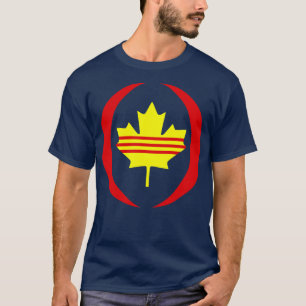 kanadischer Vietnamesischer Südmultinationaler Pat T-Shirt