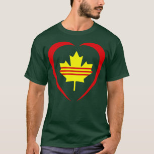 kanadischer Vietnamesischer Südmultinationaler Pat T-Shirt
