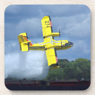 Kanadischer Wasserbomber 274 Kunststoff-Untersetze Getränkeuntersetzer